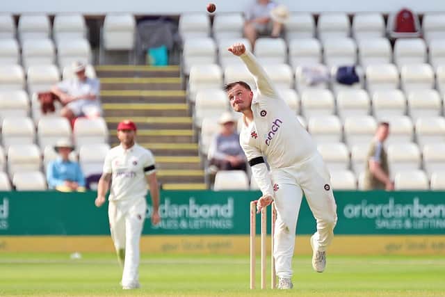 Liam Patterson-White made his debut for Northants (Picture: Peter Short)