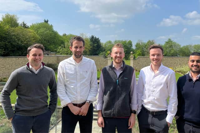 ON THE UP - Barwood's Hugo Trower, Adam Smith, Tom Darby, Jonathon Ellerington and Shyam Nottra.png
