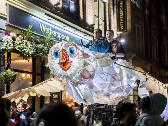 Celebrations for the festival of lights included a parade and entertainment in Northampton town centre on Saturday (November 4).