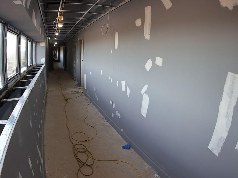 There's still plenty of interior work to be done in the next couple of months