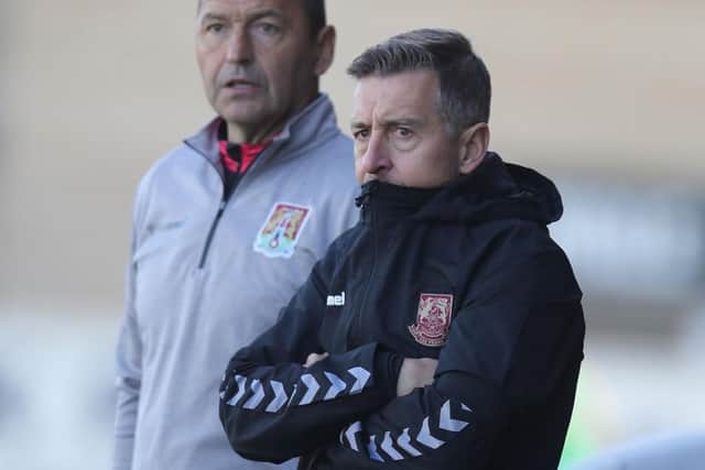 Cobblers boss Jon Brady is anticipating a tough afternoon for the Cobblers against Stockport County