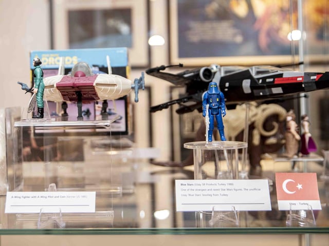 Matt's collection of toys has come from across the globe