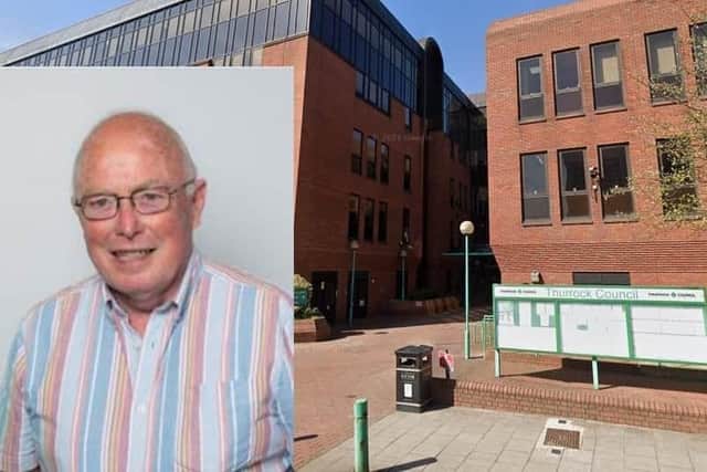 WNC's cabinet member for finance Malcolm Longley (left) invested £8million in the now effectively bankrupt Thurrock Council last summer which has since been repaid.
