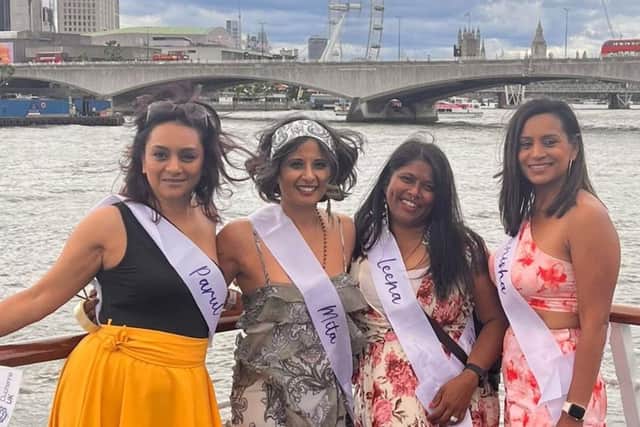 Manisha Morgan, Mita Unalkat and Parul and Leena Patel hosted their first event on the River Thames last year and raised more than £7,000.