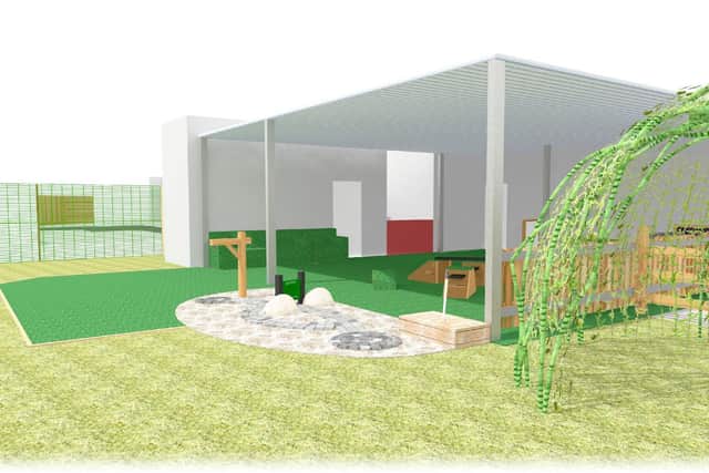 Plans for the new EYFS learning space at East Hunsbury Primary School.