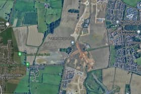The site is located on fields in between Northampton and Harpole.