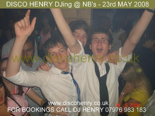 Nostalgic pictures from a Friday night out at NB's