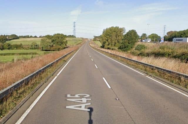 The incident happened on the Weedon bypass on Saturday night (December 16) at around 6.45pm