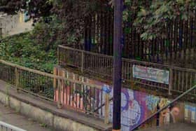 A woman in her 30s was walking through the underpass from the direction of Upper Bath Street, when she was approached by two men.