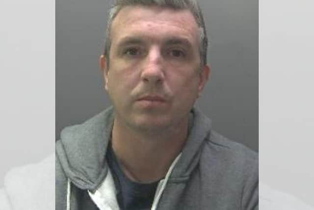 Sean Eaves of Finedon has been jailed (Pic credit: Cambridgeshire Police)