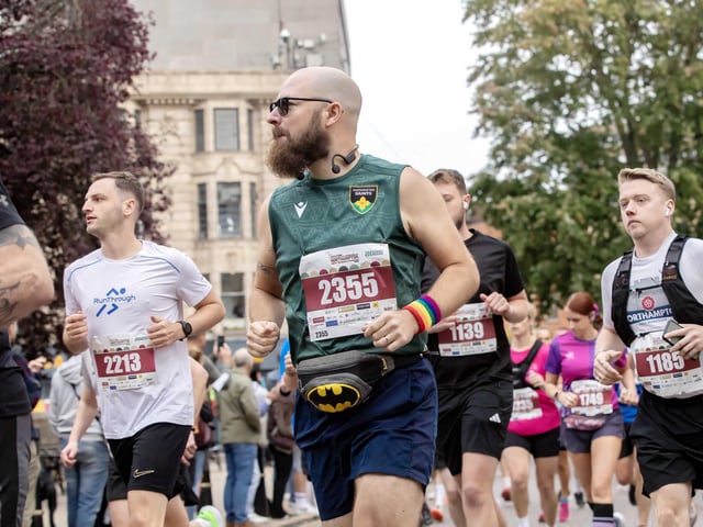 Hundreds of runners took part in the half marathon around the town on Sunday September 14.
