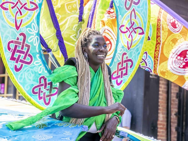 The sun shone as the carnival parade made its way through Northampton town centre on Saturday June 10.