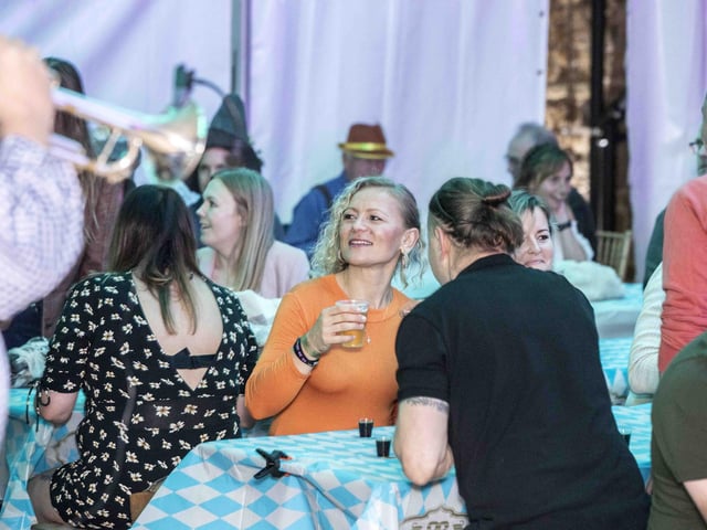 Oktoberfest celebrations at Delapre Abbey on Friday October 14, 2022.