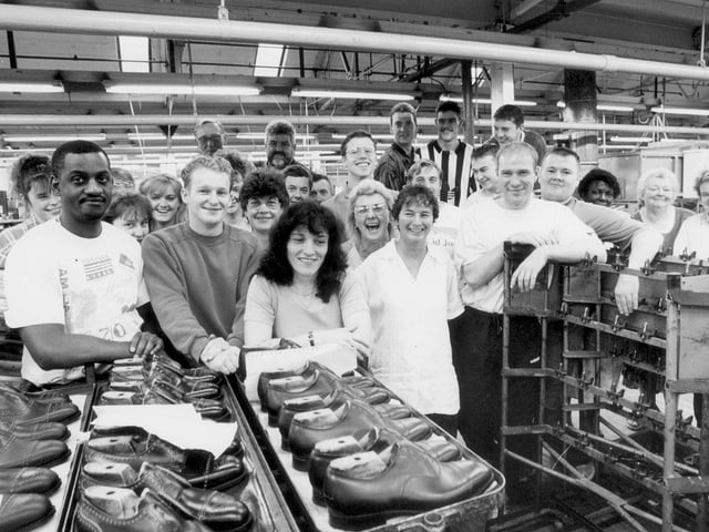 Workers at Church's shoe factory, date unknown