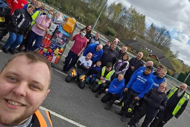 Members of Rising Sun Riders have a shared passion for motorbikes and raising money for charity.