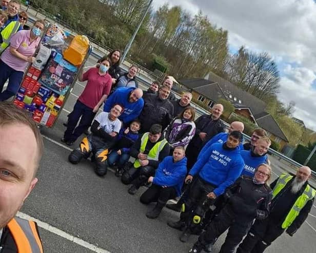 Members of Rising Sun Riders have a shared passion for motorbikes and raising money for charity.