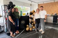 Laurie Wawrzesta, pictured second from right, runs The Hair Shop in Spratton having previously been the face of Gogo Hair on Kingsley front for approaching two decades. Photo: Jamie Cooper.