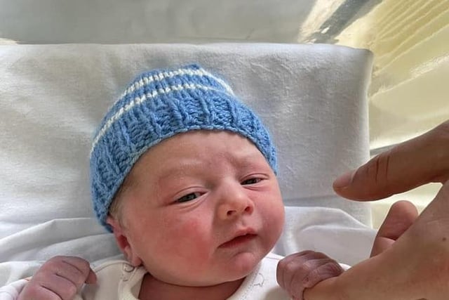 Flynn Eric born at 9.43am on March 4 at Northampton General Hospital, weighing 7lbs 13oz. The submission was accompanied by this comment: "The hospital were absolutely amazing and we are so grateful for the experience we had."