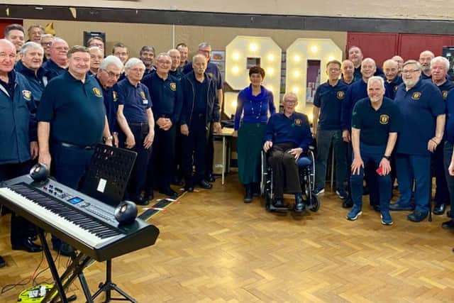 John (centre) Celebrates 90th