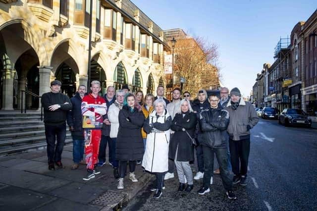 Business, the public and the Chronicle & Echo came together to fight the town centre car parking proposals. Photo: Kirsty Edmonds.