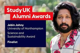 University of Northampton's Alumni, Jebin Johny