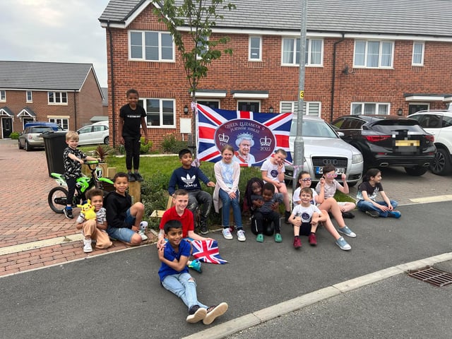 Neighbours out in force in Bective Close, Kingsthorpe.