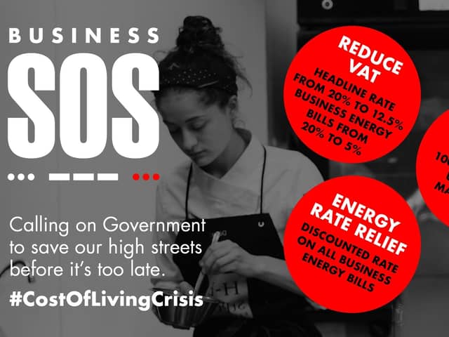 The #BusinessSOS campaign has been launched across the country today