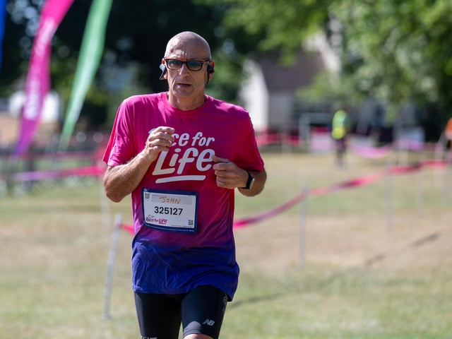 Runners taking part in the Race For Life at Abington Park in Northampton on Sunday, July, 12, 20026. Photo by David Jackson.