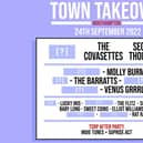 Town Takeover will see gigs at four venues in Northampton this September.