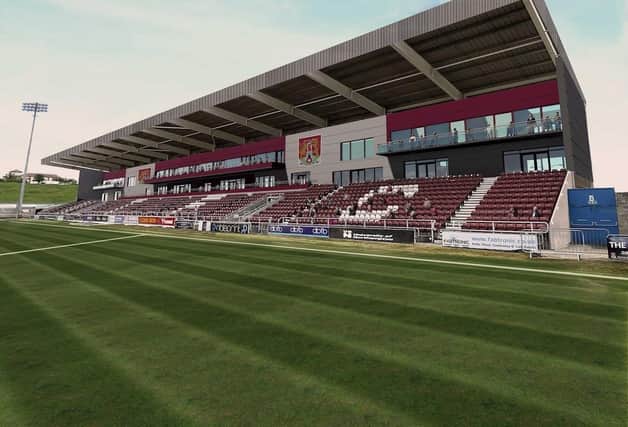 A CGI of how the East Stand might look once completed
