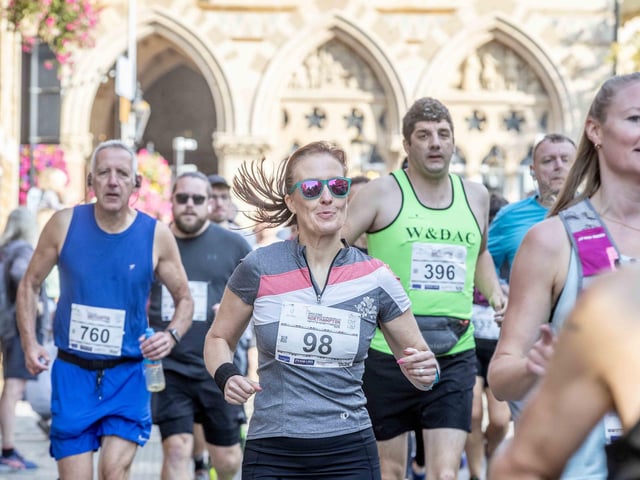 Hundreds of runners took part in the half marathon on Sunday September 15, 2024.