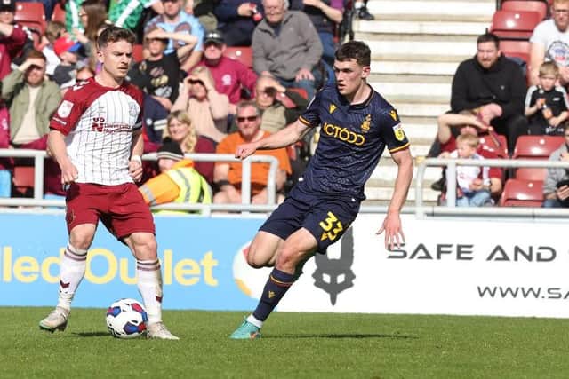 Dara Costelloe has played at Sixfields before when at Bradford City in 2023