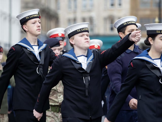 A parade and service took place in Northampton on Sunday November 9, as the town paid its respects to those who served, or continue to serve, the country.