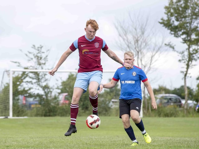 Hundreds gathered to remember 20-year-old Northampton amateur footballer Luke, who sadly died in January