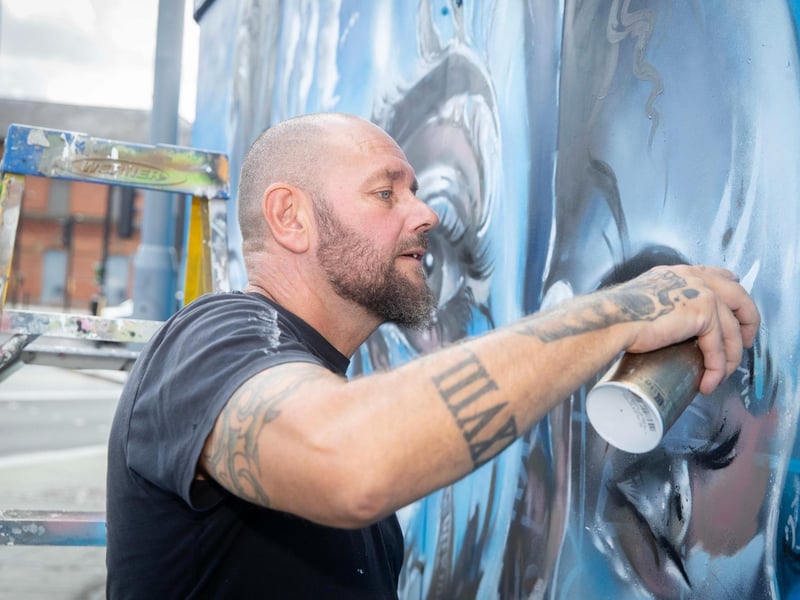 Wall Games transformed Northampton town centre into a creative open-air gallery
