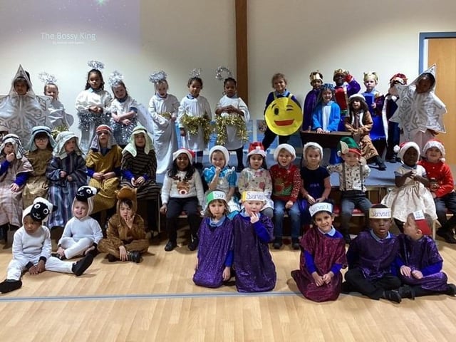 Sywell and Holcot classes at St Andrew's CEVA Primary School.