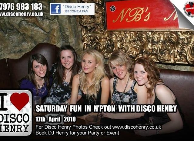 Nostalgic pictures from a night out at NB's