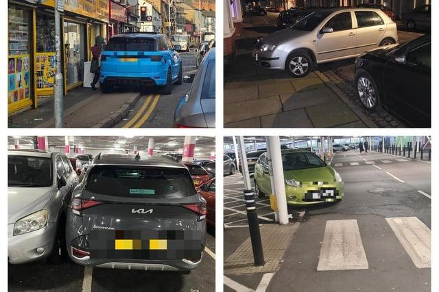 Take a look at some of the dreadful parking in the town this year.