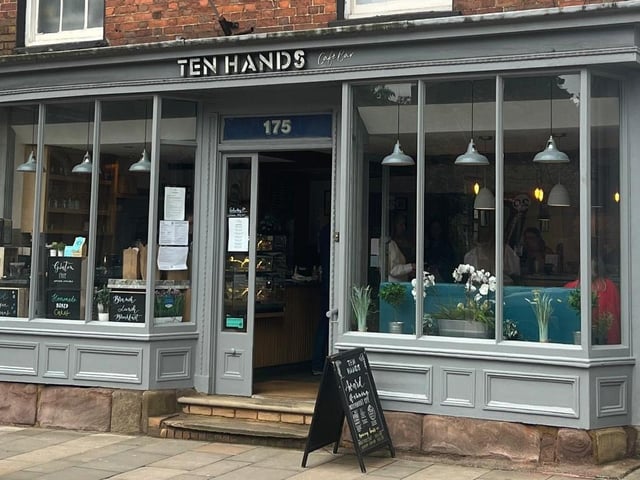 The cafe in Towcester pictured.