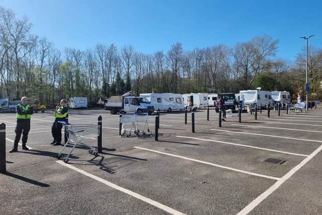 This was the car park at 10.30am today (Wednesday)