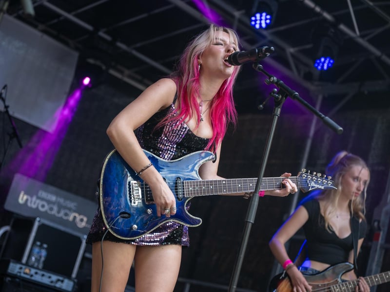The Vandervalls performing on the Main Stage at the Northampton Music Festival on Sunday, September 8, 2024. Photo by David Jackson.