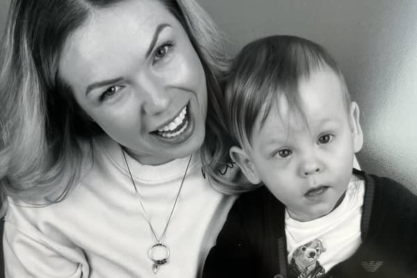 Samantha Brown, from Daventry, pictured with her son, Codi-Robert.