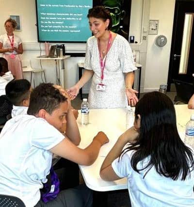 Sharon White and Imogen Booker, UON 3rd Year English Literature students explore concept of monsters