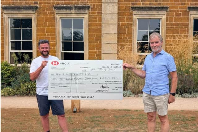 Dr David Smart (Right), Retired GP Northampton, Chair Action for Happiness Northamptonshire Hub and Trustee at Delapre Abbey Preservation Trust and Visiting Professor at the Northampton University with Matthew Bushell, Therapeutic Coach and Action for Happiness Northamptonshire Hub Coordinator.