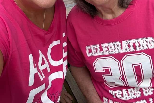 Sophie Williams and her mum Jan