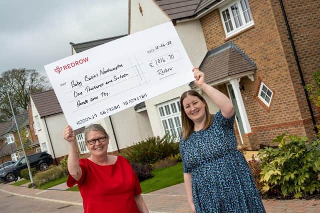Redrow South Midlands has donated over £1,00 to support a locla baby charity