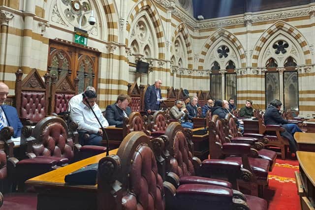 Northampton Town Council budget meeting