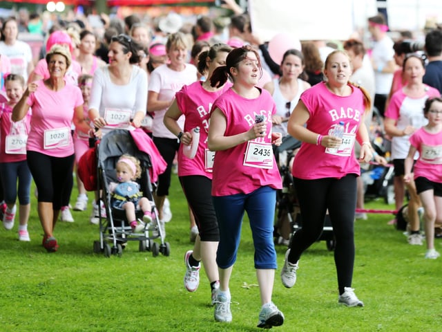 2014 - 5k Race for Life at Abington Park, Northampton.