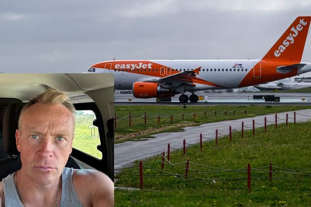 Tim Hillery, from Abington, has criticised Easy Jet for 'not listening' to his concerns of terror threats in Denmark after the UK Government raised the country's terror threat to 'likely'.