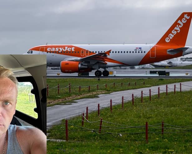 Tim Hillery, from Abington, has criticised Easy Jet for 'not listening' to his concerns of terror threats in Denmark after the UK Government raised the country's terror threat to 'likely'.